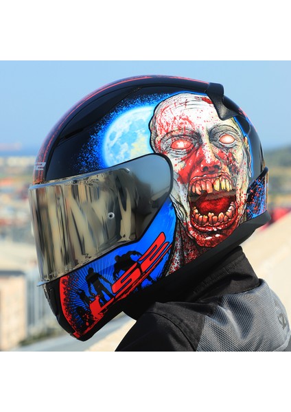 Rapıd 2 Zombıe Siyah-Kırmızı Kask