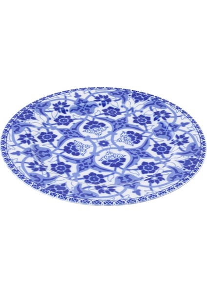 Hüma Düz Tabak Mavi 20CM