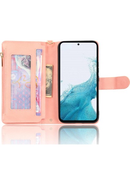 Samsung Galaxy A53 5g Manyetik Pu Deri Flip Kart Tutucu Fermuar (Yurt Dışından)