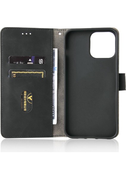 Iphone 13 Için Kılıf Pro Max Tam Koruma Deri Folio Flip Case Kart (Yurt Dışından)