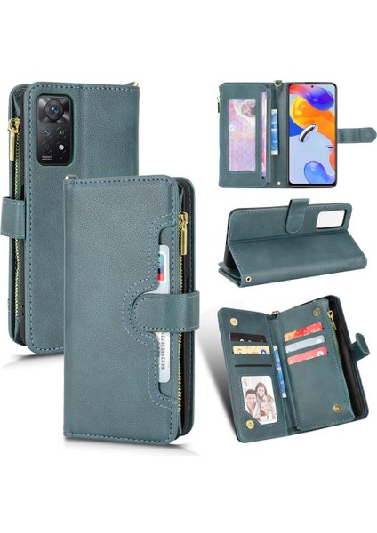 Xiaomi Redmi Için Not 11 Pro Manyetik Pu Deri Kapak Çevirin Deri Kapak (Yurt Dışından)