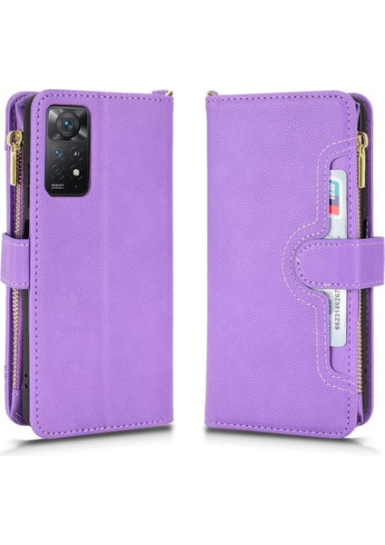 Xiaomi Redmi Için Not 11 Pro Manyetik Pu Deri Kapak Çevirin Deri Kapak (Yurt Dışından)