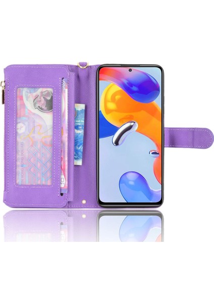 Xiaomi Redmi Için Not 11 Pro Manyetik Pu Deri Kapak Çevirin Deri Kapak (Yurt Dışından)