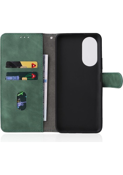 Kart Tutucu Kickstand Deri Folio Flip Case ile Onur X7 Için Kılıf (Yurt Dışından) modelleri