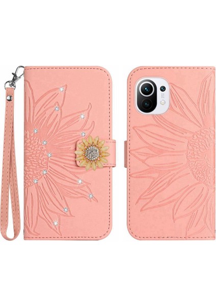 Xiaomi 11 Lite Telefon Kılıfı Için Flip Cüzdan Kredi Kartı Darbeye Tpu (Yurt Dışından)
