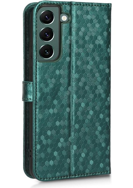 Samsung Galaxy S22 Artı 5g Için Geometrik Desen Deri Cüzdan Kapak (Yurt Dışından)