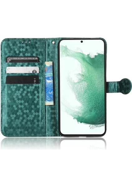 Samsung Galaxy S22 Artı 5g Için Geometrik Desen Deri Cüzdan Kapak (Yurt Dışından)