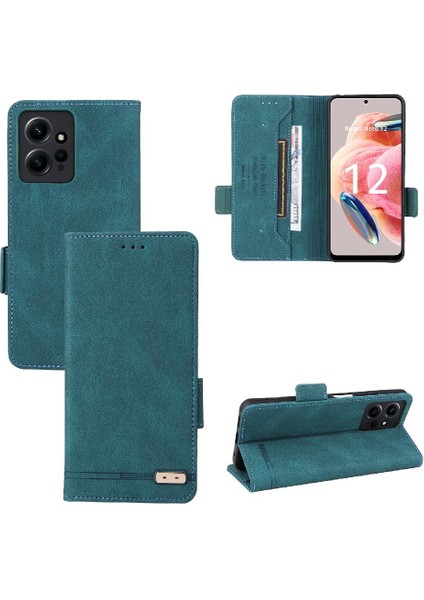 Xiaomi Redmi Için Kılıf NOTE12 4g Deri Folio Flip Case Tam Koruma (Yurt Dışından)