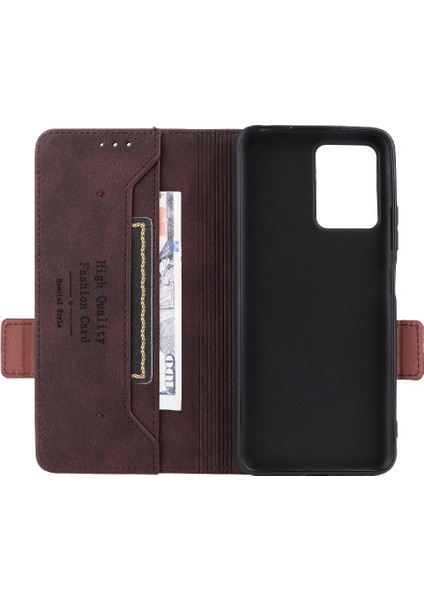 Kart Tutucu Kickstand ile Xiaomi Redmi NOTE12 5g Kart Ekleme Için Kılıf (Yurt Dışından)