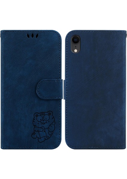 Iphone Xr Için Kılıf Cüzdan Kılıf Tutucu Kapak Flip Folio Kabartmalı Sevimli (Yurt Dışından)