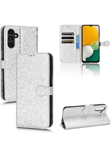Samsung Galaxy A13 5g Için Kılıf Deri Cüzdan Kapak Geometrik Desen (Yurt Dışından)
