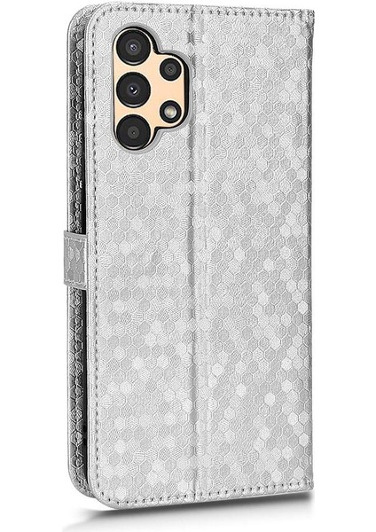 Samsung Galaxy A13 4g Için Geometrik Desen Manyetik Toka Deri (Yurt Dışından) modelleri
