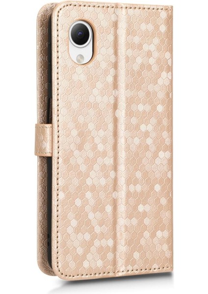 Samsung Galaxy A23E Geometrik Desen Manyetik Toka Deri Kılıf (Yurt Dışından)