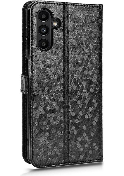 Samsung Galaxy A13 5g Için Kılıf Deri Cüzdan Kapak Geometrik Desen (Yurt Dışından) modelleri