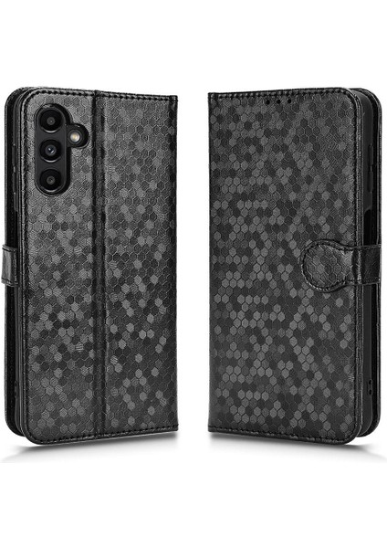 Samsung Galaxy A13 5g Için Kılıf Deri Cüzdan Kapak Geometrik Desen (Yurt Dışından) indirimleri