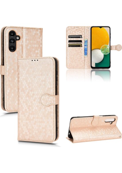 Samsung Galaxy A13 5g Için Kılıf Deri Cüzdan Kapak Geometrik Desen (Yurt Dışından)