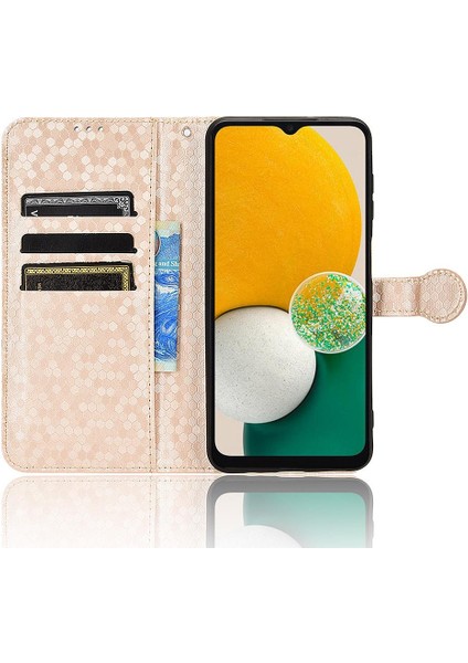 Samsung Galaxy A13 5g Için Kılıf Deri Cüzdan Kapak Geometrik Desen (Yurt Dışından) fırsatları