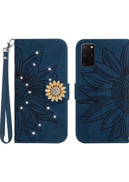 Samsung Galaxy S20 Artı Telefon Kılıfı Için Kılıf Darbeye Tpu Kabuk Çevirme Kartı (Yurt Dışından)