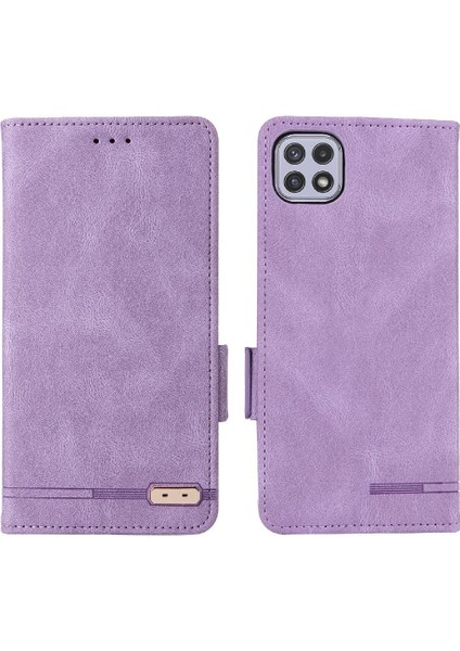 Samsung Galaxy A22 5g Için Kılıf Koruyucu Kapak Kart Tutucu Kickstand ile (Yurt Dışından)