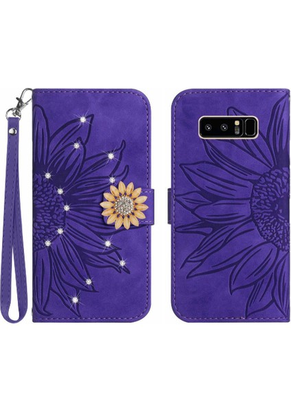 Samsung Galaxy Not 8 Telefon Kılıfı Için Kılıf Kart Tutucu Darbeye Tpu Kabuk (Yurt Dışından)