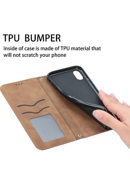 Iphone 11 Için Kılıf Promax Basit Iş Deri Kılıf Kapak Çevirin Cüzdan (Yurt Dışından)