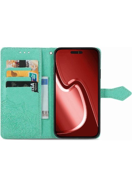 Iphone 15 Için Kılıf Promax Flip Kapak Zarif Desen Basit Iş (Yurt Dışından)