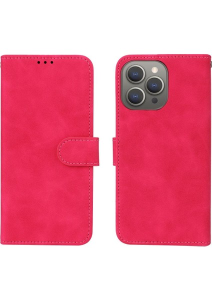 IPHONE15 Artı Deri Folio Flip Case Kart Ekleme Tam Için Kılıf (Yurt Dışından)