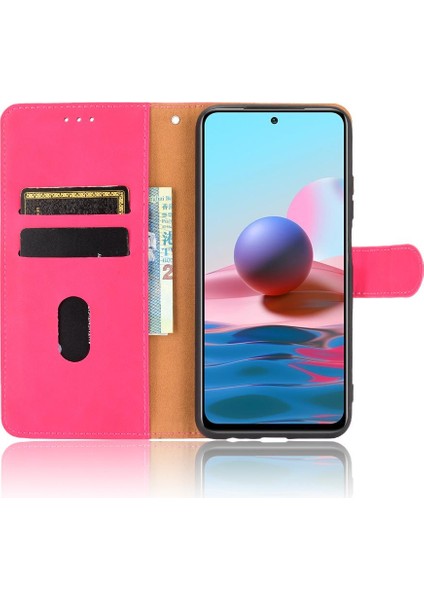 Xiaomi Redmi NOTE10 4g/not 10S Deri Folio Flip Case ile (Yurt Dışından)