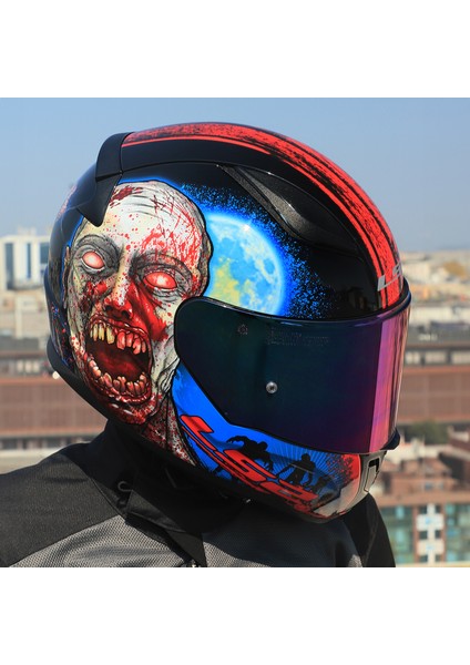 Rapıd 2 Zombıe Siyah-Kırmızı Kask indirimleri