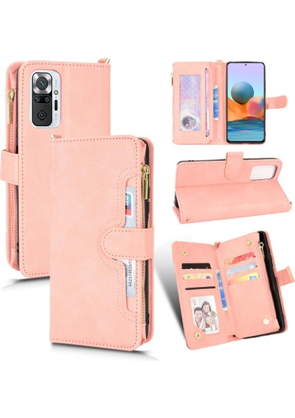 Xiaomi Redmi Not 10 Pro Max Manyetik Pu Deri Flip Deri (Yurt Dışından)