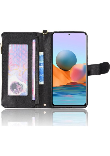 Xiaomi Redmi Not 10 Pro Max Manyetik Pu Deri Flip Deri (Yurt Dışından)