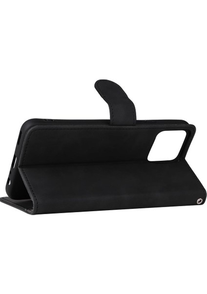 Kart Tutucu Kickstand Deri Folio Flip Case ile Onur X8 Için Kılıf (Yurt Dışından)