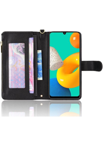 Samsung Galaxy A22 4g Için Kılıf Deri Kapak Manyetik Pu Deri Flip Kart (Yurt Dışından) fırsatları