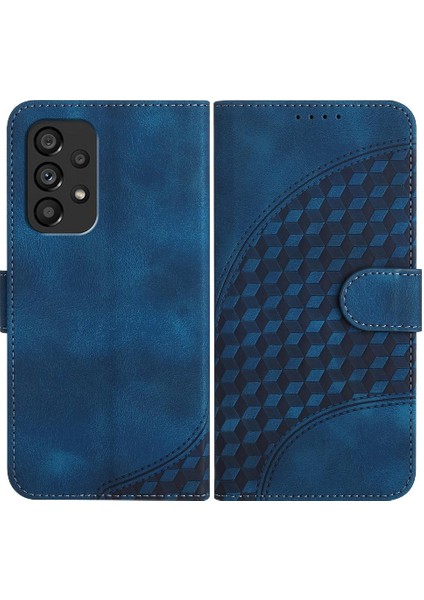 Samsung Galaxy A53 5g Geometrik Desen Darbeye Deri Kılıf (Yurt Dışından)