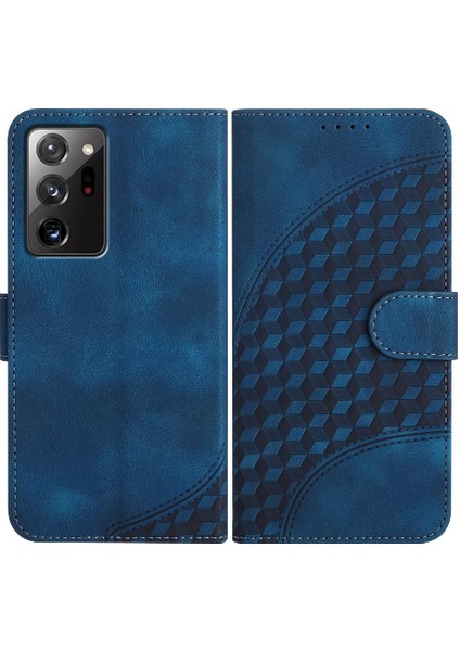 Samsung Galaxy Not 20 Için Kılıf Ultra Flip Iş Geometrik Desen Kartı (Yurt Dışından)