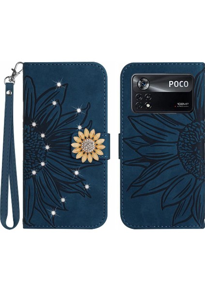 Xiaomi Poco X4 Pro 5g Telefon Kılıfı Kart Tutucu Pu Deri Flip (Yurt Dışından)