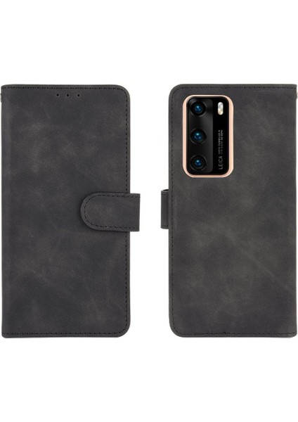 Kart Tutucu Kickstand Koruyucu Kapak ile Huawei P40 Için Kılıf Tam (Yurt Dışından)