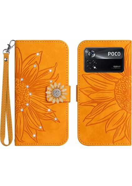 Xiaomi Poco X4 Pro 5g Telefon Kılıfı Kart Tutucu Pu Deri Flip (Yurt Dışından)