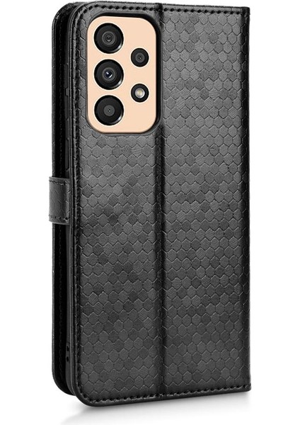 Samsung Galaxy A33 5g Için Geometrik Desen Deri Cüzdan Kapak (Yurt Dışından) modelleri