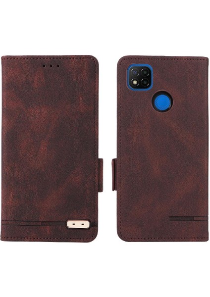 Xiaomi Redmi Not 9c Için Kılıf Kart Tutucu Kickstand ile Tam Koruma (Yurt Dışından)