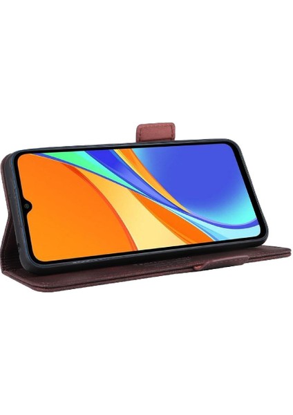 Xiaomi Redmi Not 9c Için Kılıf Kart Tutucu Kickstand ile Tam Koruma (Yurt Dışından)