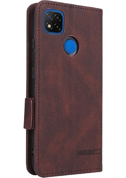 Xiaomi Redmi Not 9c Için Kılıf Kart Tutucu Kickstand ile Tam Koruma (Yurt Dışından)