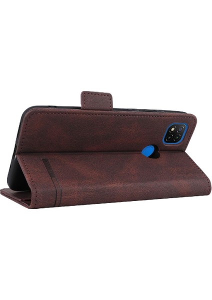 Xiaomi Redmi Not 9c Için Kılıf Kart Tutucu Kickstand ile Tam Koruma (Yurt Dışından)