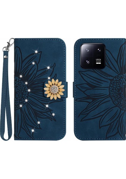 Xiaomi 13 Için Kılıf Pro Telefon Kapak Kart Tutucu Darbeye Tpu Kabuk Flip (Yurt Dışından)