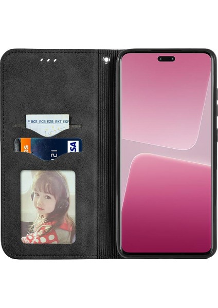 Xiaomi 13 Lite Için Kılıf Deri Kılıf Darbeye Cüzdan Basit Iş (Yurt Dışından) fırsatları