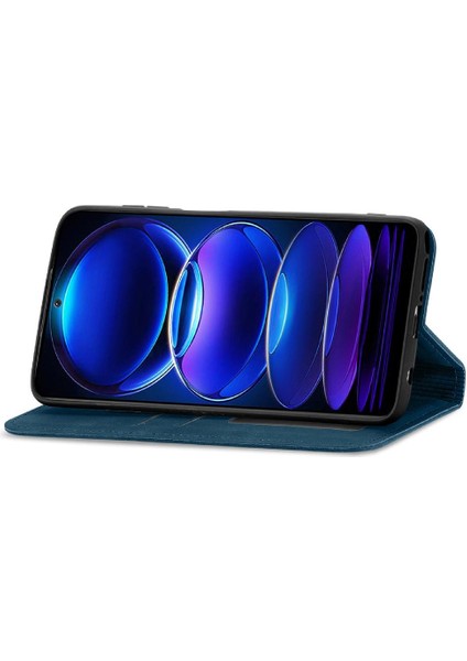 Redmi Not 12 5g Için Kılıf Cüzdan Kılıf Darbeye Kapak Çevirin (Yurt Dışından)