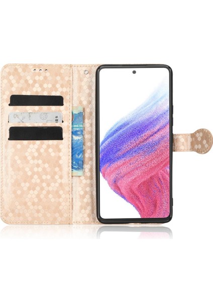 Samsung Galaxy A53 5g Için Geometrik Desen Deri Cüzdan Kapak (Yurt Dışından) fırsatları
