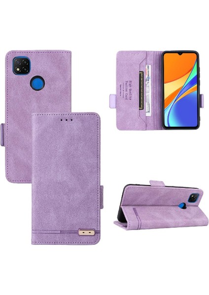 Xiaomi Redmi Not 9c Için Kılıf Kart Tutucu Kickstand ile Tam Koruma (Yurt Dışından)