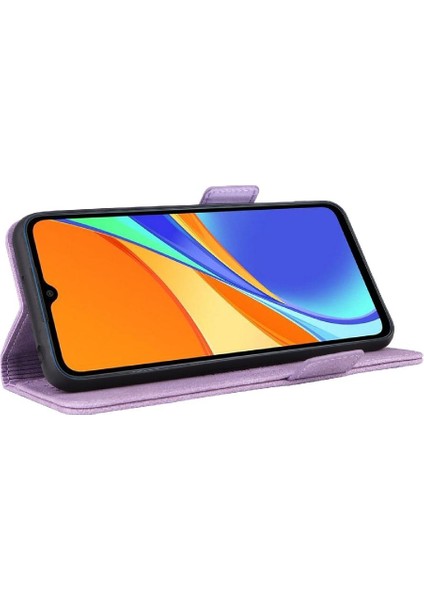 Xiaomi Redmi Not 9c Için Kılıf Kart Tutucu Kickstand ile Tam Koruma (Yurt Dışından)