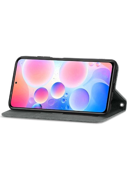 Redmi Not 10 Için Kılıf Pro Kapak Kapak Darbeye Cüzdan Basit Iş (Yurt Dışından)